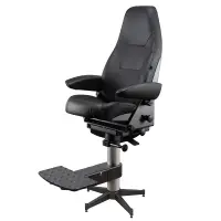 Norsap 1000 standaard stoel leer incl. vijfteensvoet & voetensteun US.905031